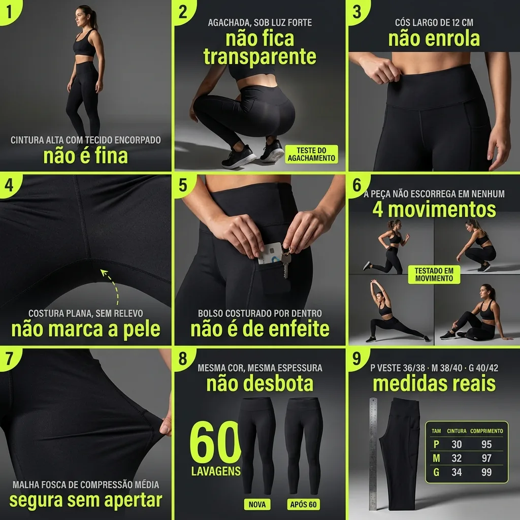 Mosaico feito pelo agente: Legging fitness